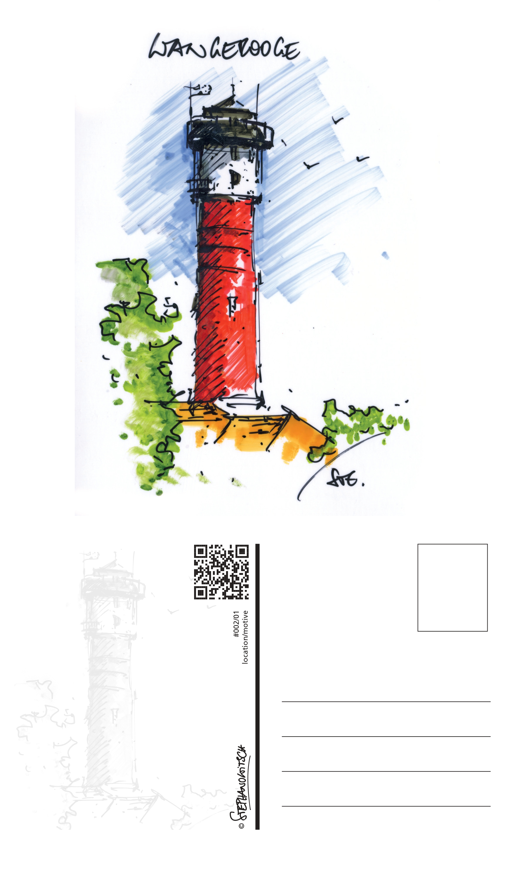 #002/01 Leuchtturm Wangerooge
