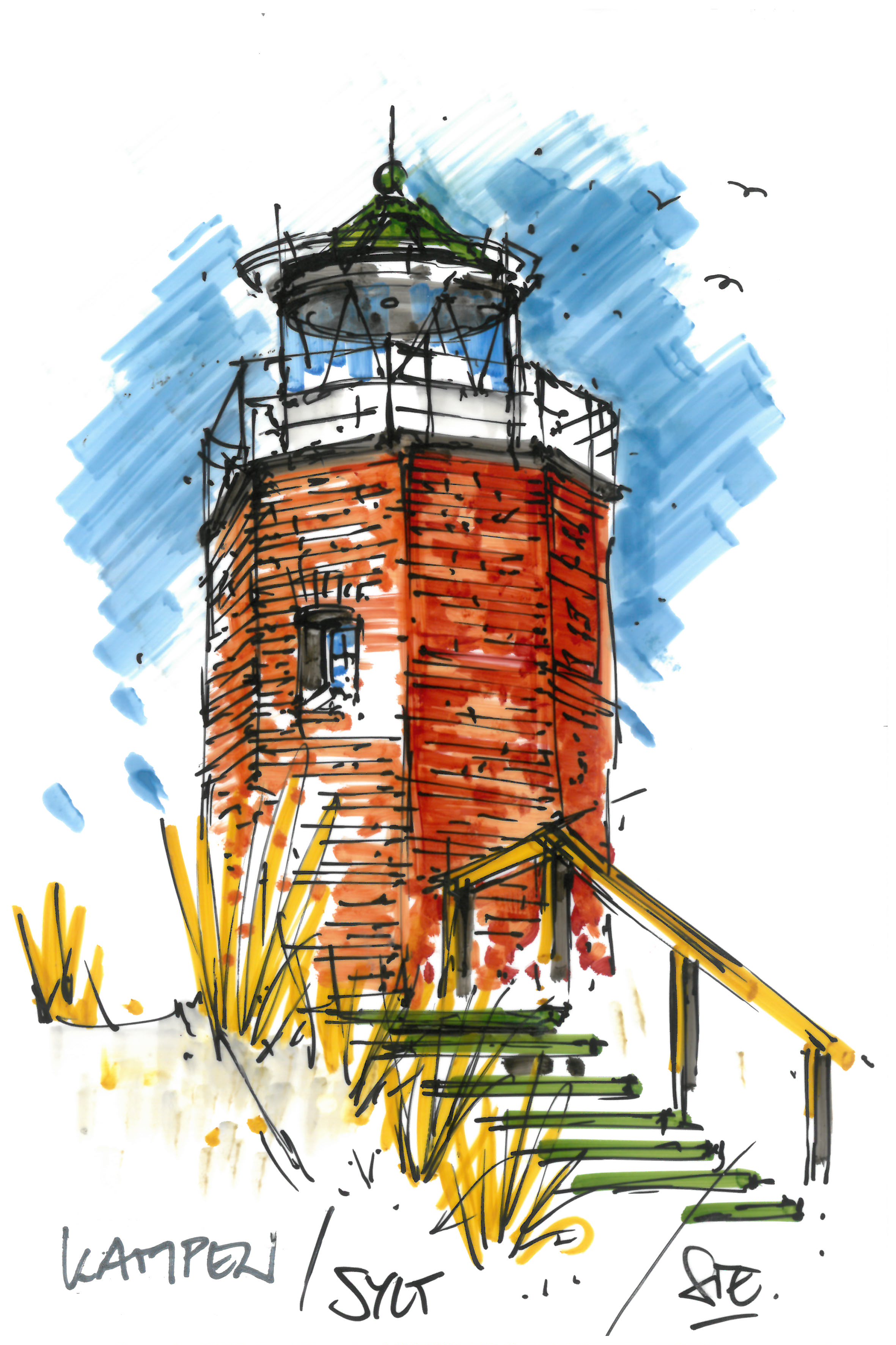 #009/04 Sylt Leuchtturm Kampen