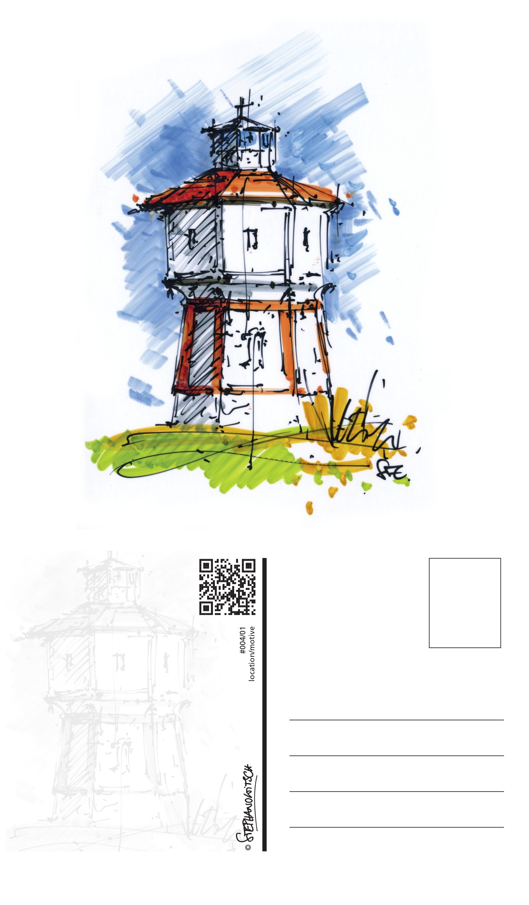 #004/01 Langeoog Wasserturm