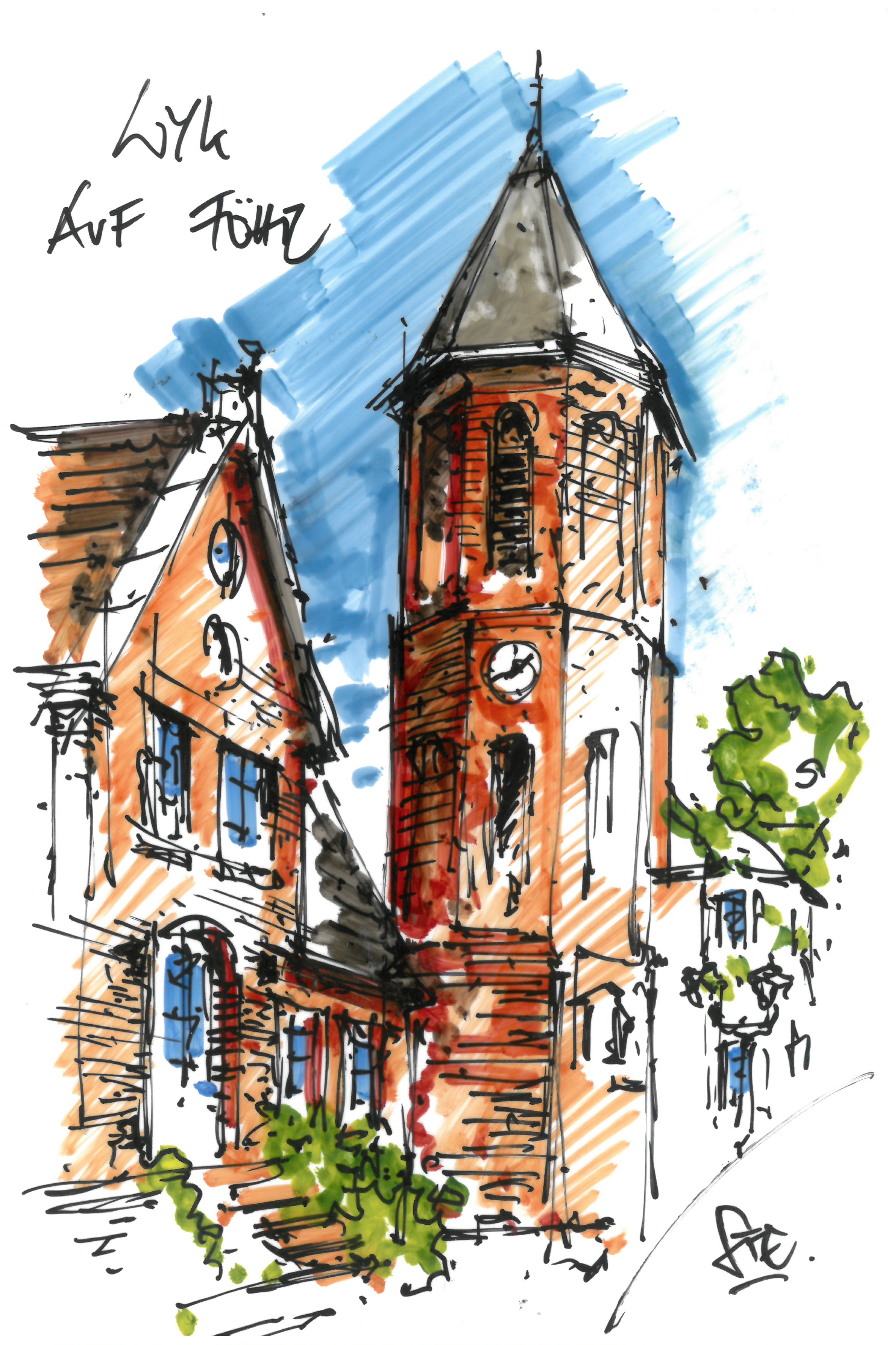 #010/01 Föhr Glockenturm Wyk